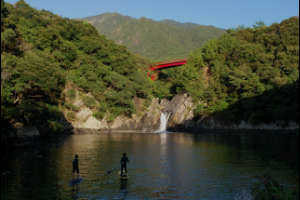 大海原と滝コース